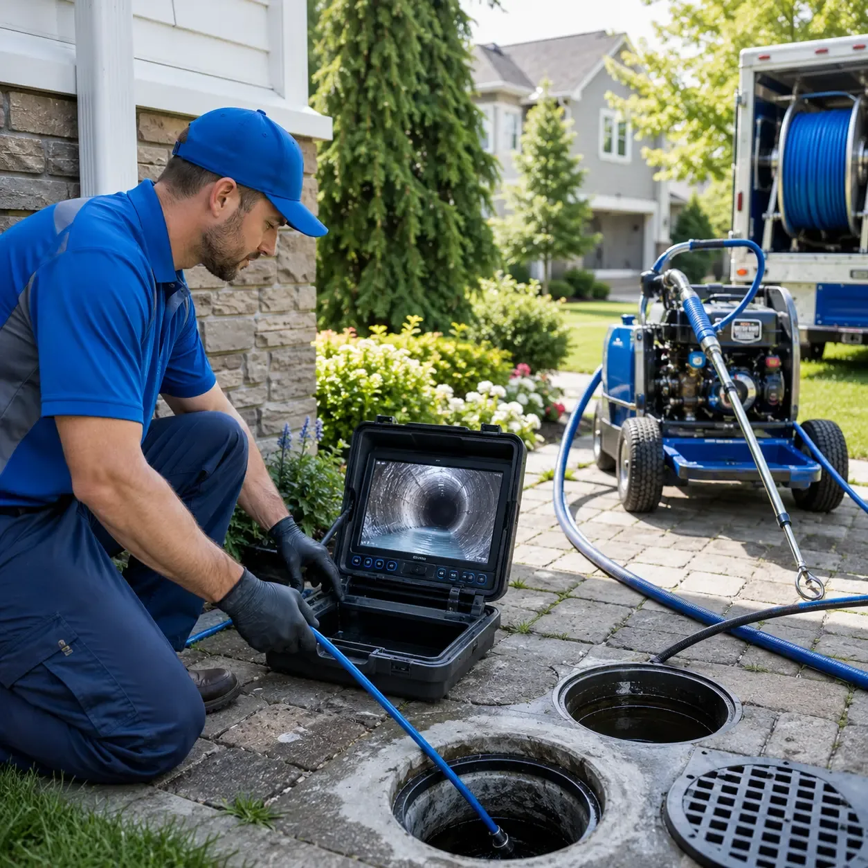 Outdoor drain cleaning professionals serving Richland, NY